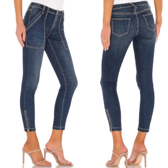 Joie - Park Skinny Jeans - Zippered Hem - Size 28 - Picture 1 of 12